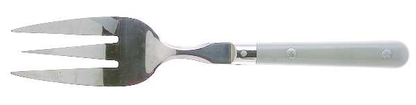 Mardi Gras-Gray (Stainless) Medium Solid Cold Meat Serving Fork