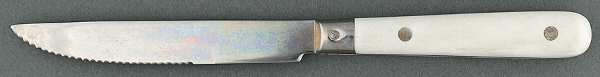 Mardi Gras-Gray (Stainless) Individual Steak Knife Hollow Handle