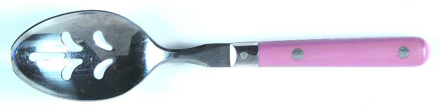 Mardi Gras-Mauve (Stainless) Pierced Tablespoon (Serving Spoon)