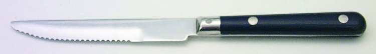 Mardi Gras-Navy-Cobalt (Stainless) Individual Steak Knife Hollow Handle