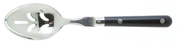 Mardi Gras-Navy-Cobalt (Stainless) Pierced Tablespoon (Serving Spoon)