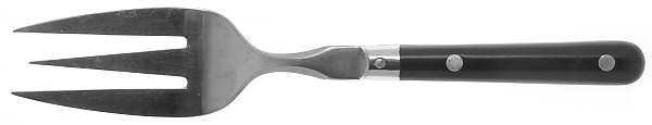 Mardi Gras-Navy-Cobalt (Stainless) Medium Solid Cold Meat Serving Fork