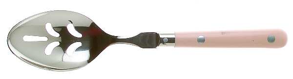Mardi Gras-Peach (Stainless) Pierced Tablespoon (Serving Spoon)