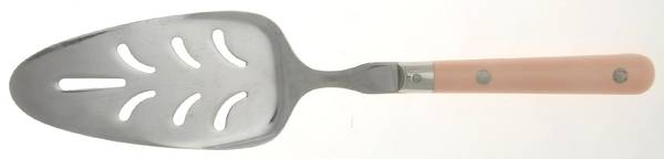 Mardi Gras-Peach (Stainless) Pie Server with Stainless Blade