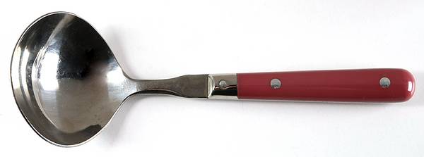 Mardi Gras-Rose (Stainless) Solid Gravy Ladle