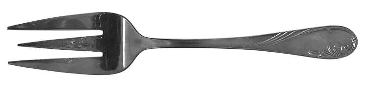 Spring Time (Stainless) Medium Solid Cold Meat Serving Fork