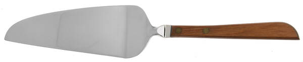 Town and Country-Brown-Walnut (Stainless) Pie and Cake Server with Stainless Blade HC