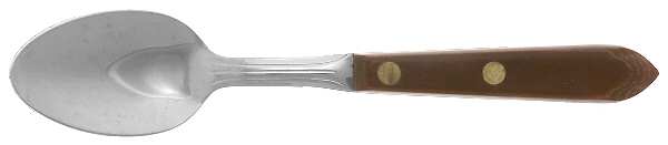 Town and Country-Brown-Walnut (Stainless) Teaspoon