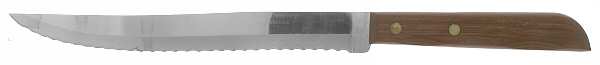 Town and Country-Brown-Walnut (Stainless) Knife-Carving/Sm-Stn Bld/Steak
