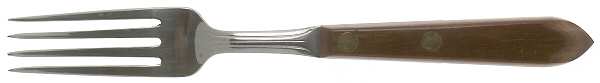 Town and Country-Brown-Walnut (Stainless) Fork