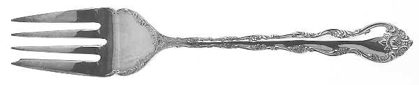 Abbey Rose (Silverplate, 1981) Individual Salad Fork