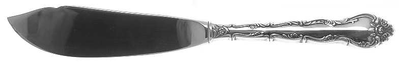 Abbey Rose (Silverplate, 1981) Hollow Handle Master Butter Knife