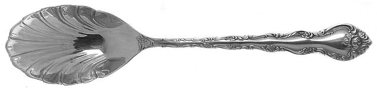 Abbey Rose (Silverplate, 1981) Sugar Shell Spoon