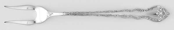 Abbey Rose (Silverplate, 1981) Short Handle Pickle/Olive Fork