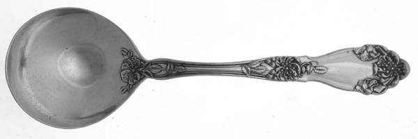 Adams (Silverplate, 1906) Round Bowl Soup Spoon (Gumbo)