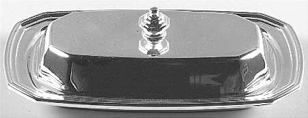 Alden (Silverplate, Hollowware) 1/4 Pound Covered Butter & Liner