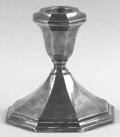 Alden (Silverplate, Hollowware) 3" Console Candleholder