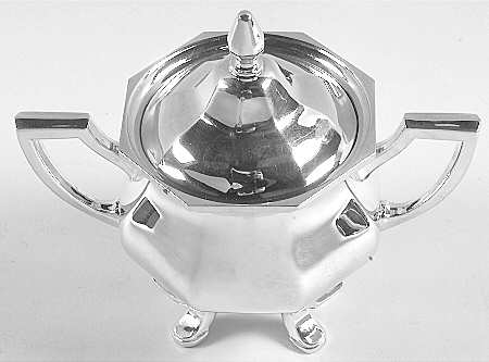 Alden (Silverplate, Hollowware) Sugar Bowl & Lid