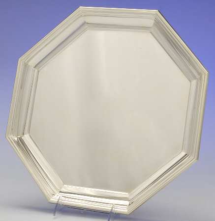 Alden (Silverplate, Hollowware) Medium Round Silverplate Tray