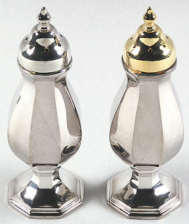 Alden (Silverplate, Hollowware) Salt & Pepper Set