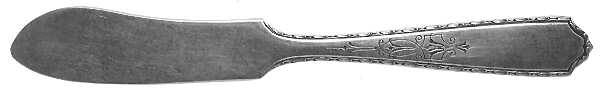 Alicia (Silverplate, 1926-1930) Flat Handle Butter Spreader