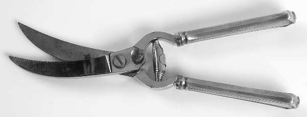 America (Sterling, 1915) Poultry Shears with Stainless Blades