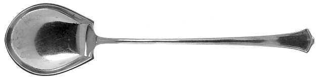 America (Sterling, 1915) Large Lettuce Serving Spoon