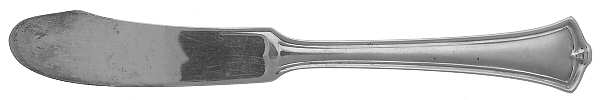 America (Sterling, 1915) Flat Handle Butter Spreader