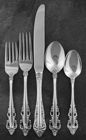 Antique Baroque (Stainless) 5 Piece Place Setting