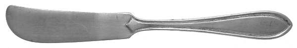 Andover (Silverplate, 1913) Flat Handle Butter Spreader