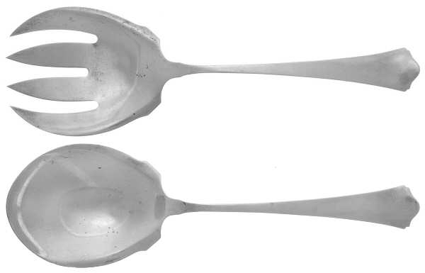 Antique (Sterling, 1926) (2 Pc) Solid Salad Set