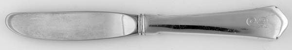 Antique (Sterling, 1926) Modern Hollow Butter Spreader (Stainless) by Wallace Silver
