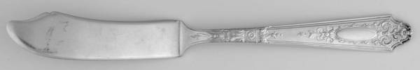 Astor (Silverplate, 1925, No Monograms) Flat Handle Master Butter Knife