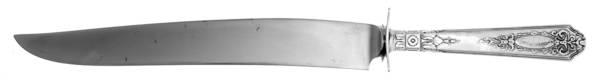 Astor (Silverplate, 1925, No Monograms) Small Steak Carving Knife with Stainless Blade
