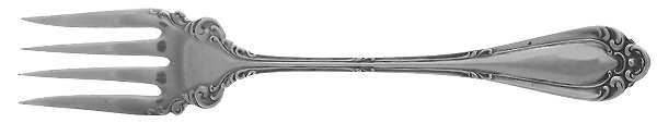 Astoria (Silverplate, 1898, No Monograms) Dessert Fork