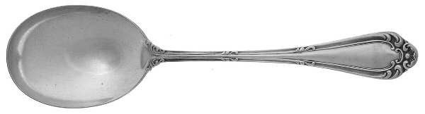 Astoria (Silverplate, 1898, No Monograms) Round Bowl Soup Spoon (Gumbo)