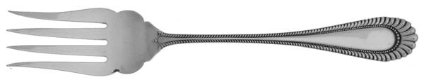 Atalanta (Sterling, 1895) Medium Solid Cold Meat Serving Fork