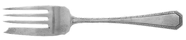 Athena (Silverplate, 1916) Medium Solid Cold Meat Serving Fork
