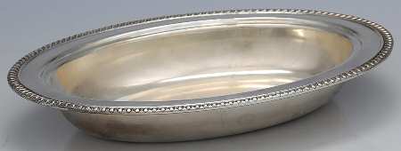 Avalon (Silverplate, Hollowware) 11" Oval Double Vegetable (Bottom)