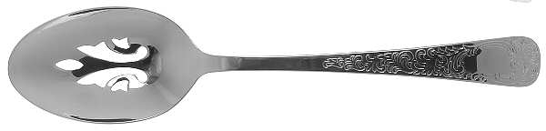 Bay Colony Engraved (Stainless) Pierced Tablespoon (Serving Spoon)