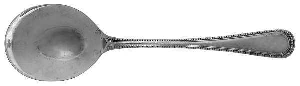 Bead (Silverplate) Round Bowl Soup Spoon (Cream Soup)