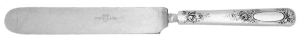 Blossom (Silverplate, 1909) Blunt Solid Indented Knife