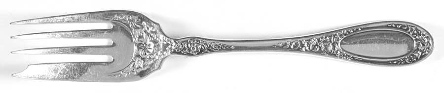 Blossom (Silverplate, 1909) Medium Solid Cold Meat Serving Fork