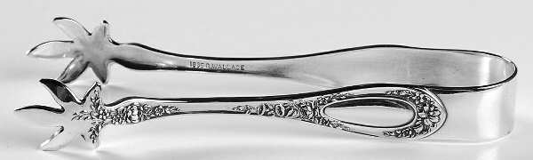 Blossom (Silverplate, 1909) Sugar Tongs