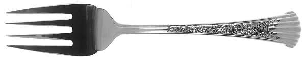 Bordeaux (Stainless) Medium Solid Cold Meat Serving Fork