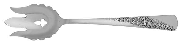 Bridal Corsage (Silverplate, 1953) Vegetable Serving Fork Solid  HC
