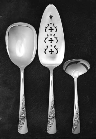 Bridal Corsage (Silverplate, 1953) 3 Piece Completer Set