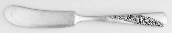 Bridal Corsage (Silverplate, 1953) Flat Handle Butter Spreader