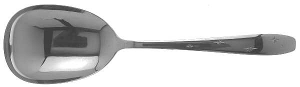 Bright Star (Stainless) Solid Smooth Casserole Spoon