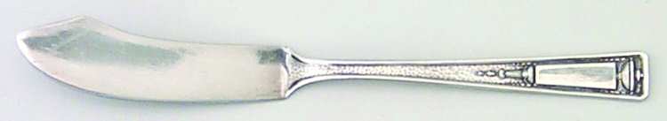 Buckingham (Silverplate, 1924) Flat Handle Master Butter Knife